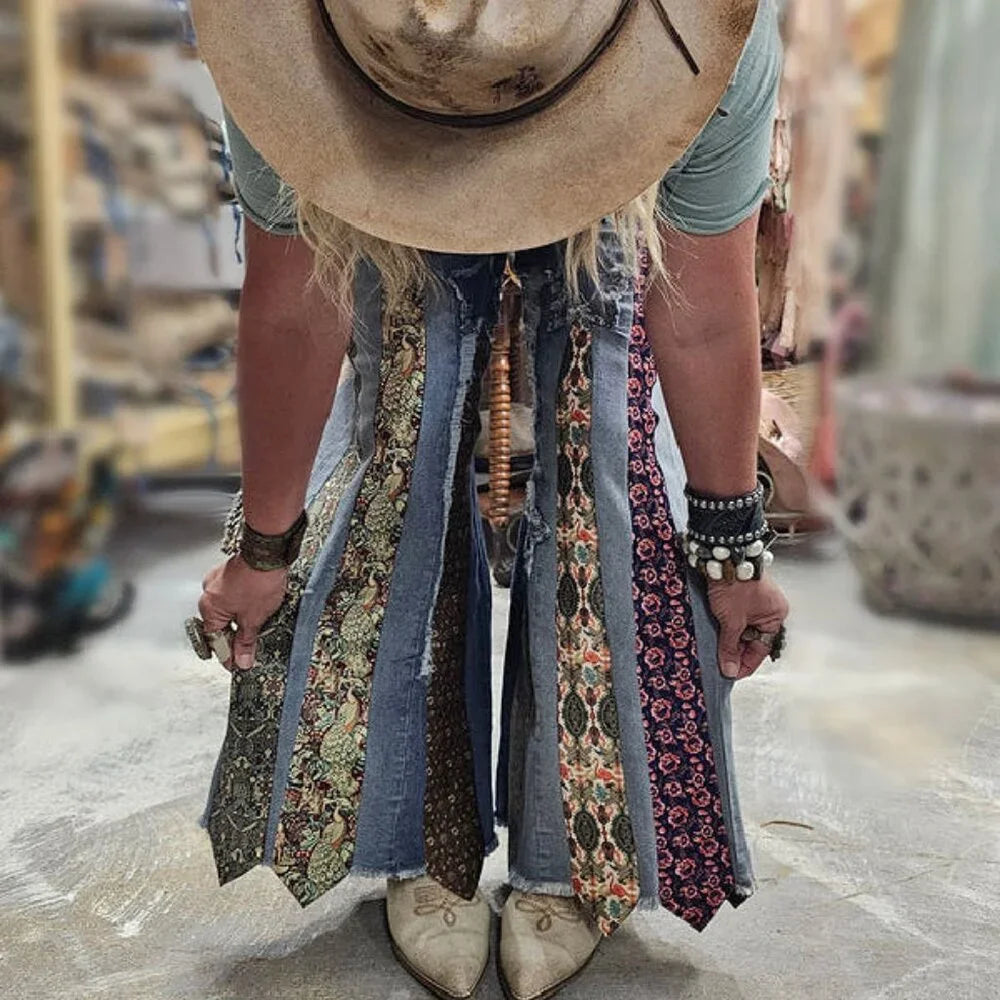 Vintage Tie Jeans by A Rare Bird