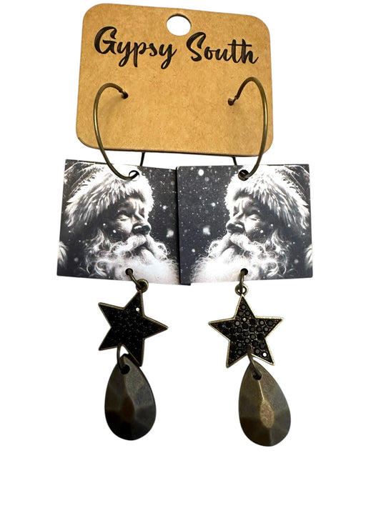 Believe Earrings in boho eclectic style