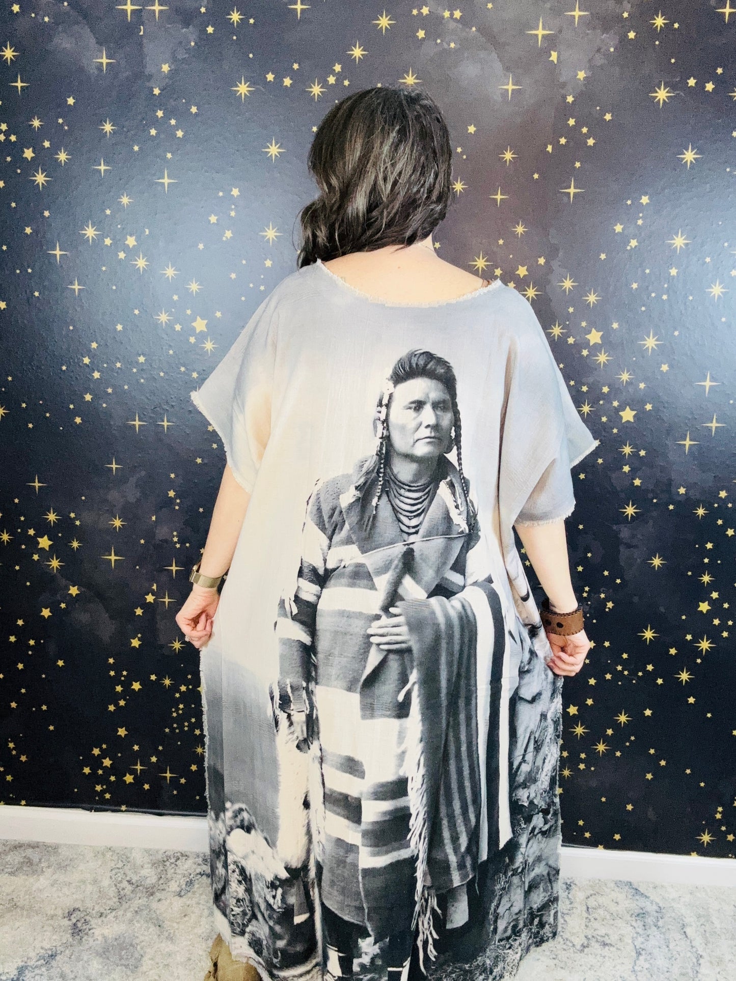Sitting Bull Hi-Lo Tunic Top