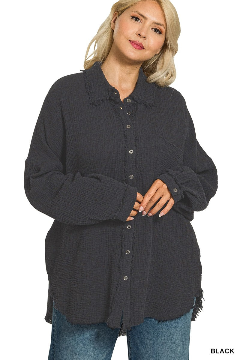 Midnight Muse Double Gauze Shirt