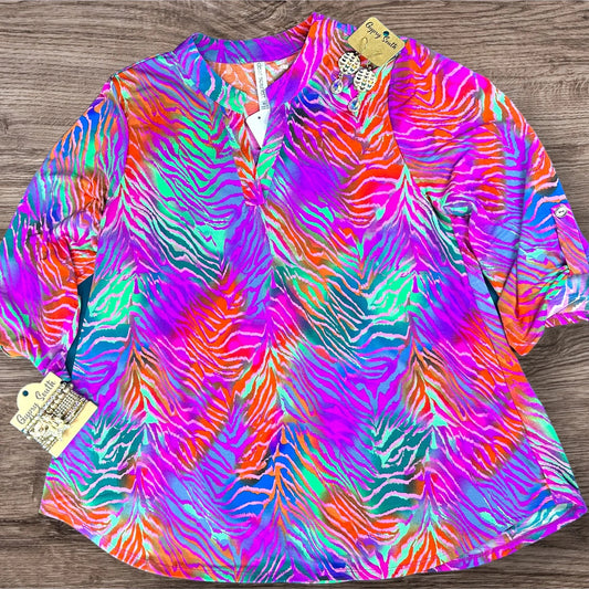 Tropical Hues Top *Final Sale*