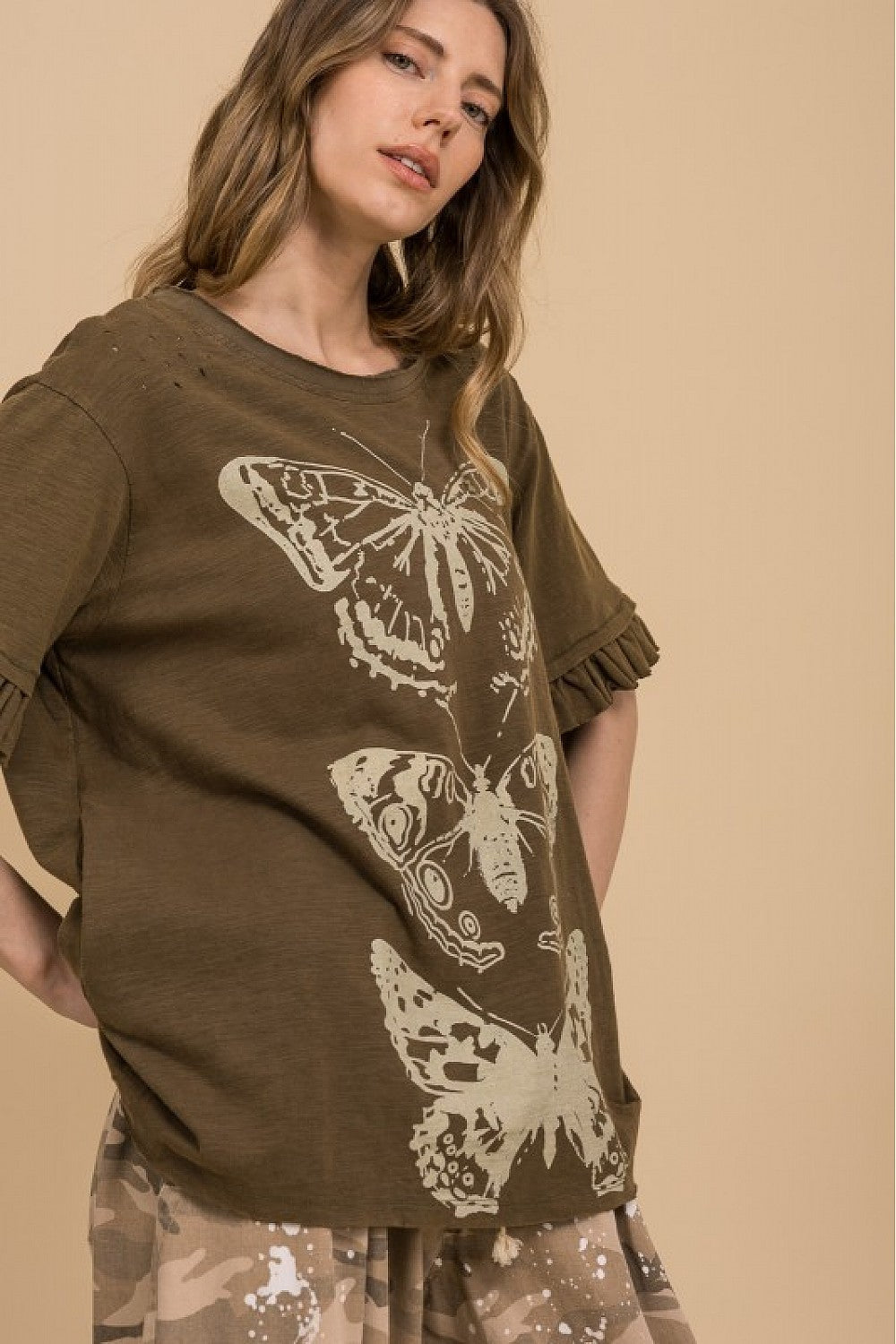 Butterfly Meadow Top by Blue Velvet