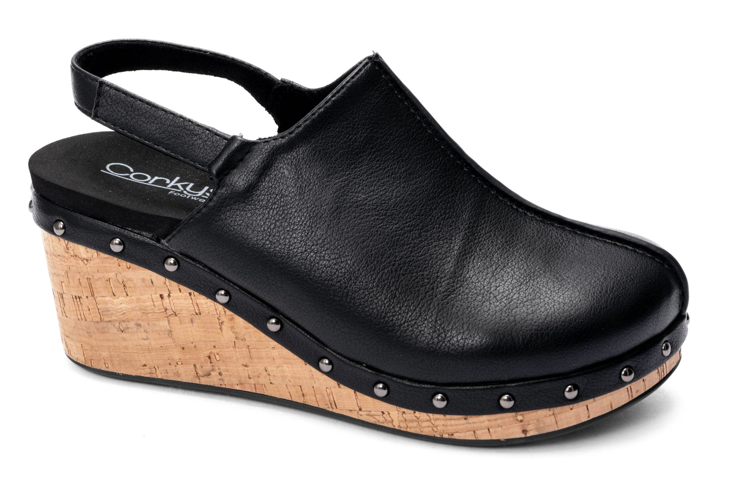 Make Em Blush by Corkys in Black wedges in boho eclectic style