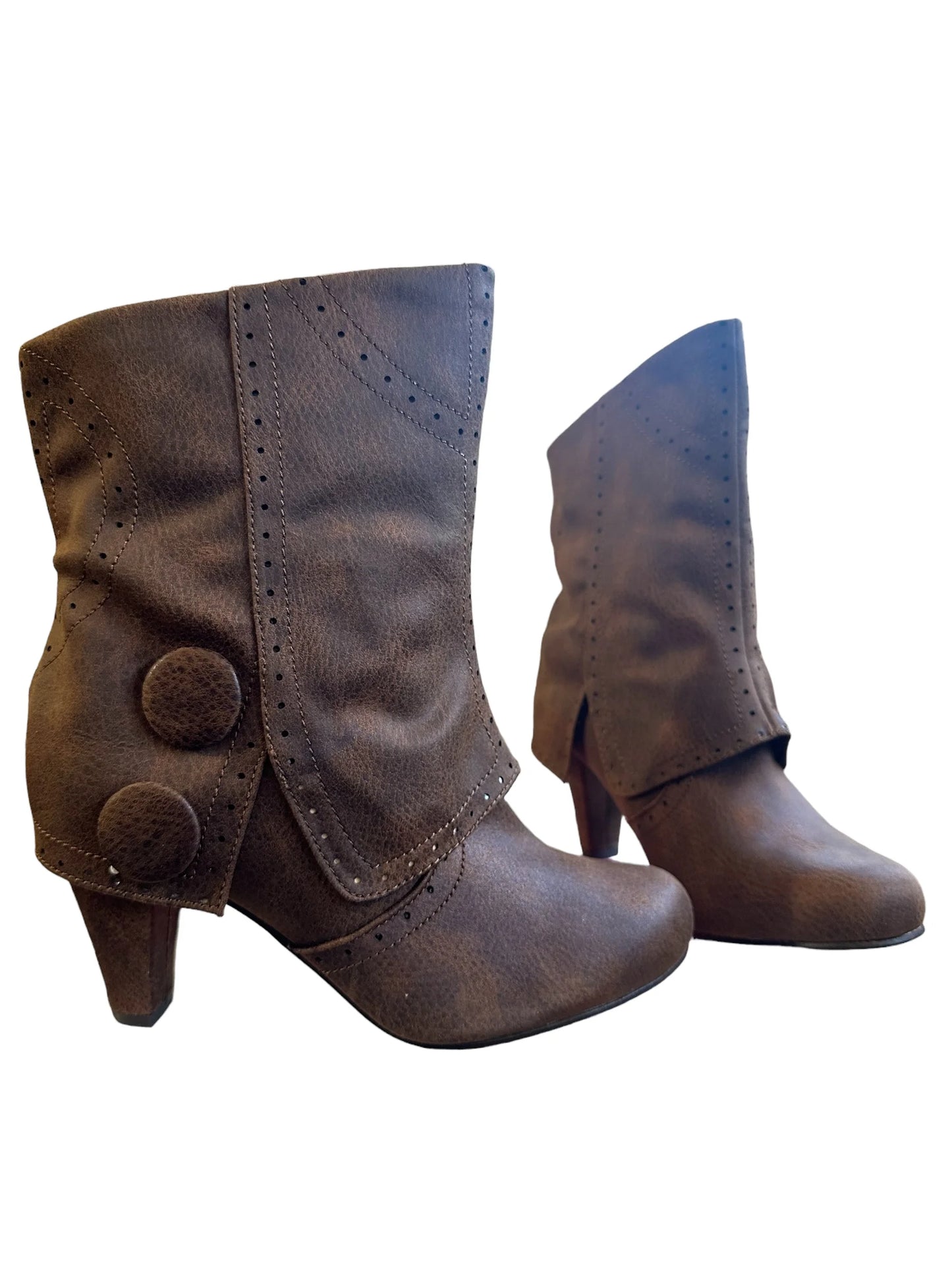Cowgirl Star Leather Boots