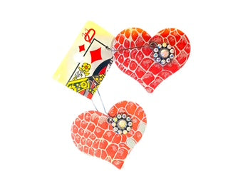 Red Heart Earrings