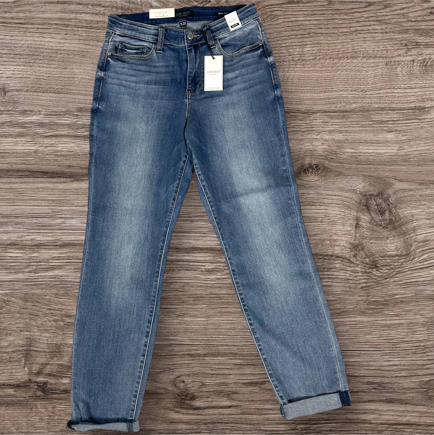 Keep it Cuff Midrise Pants by Judy Blue