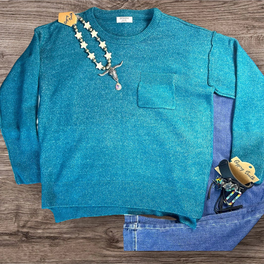 Keep It Teal Sweater