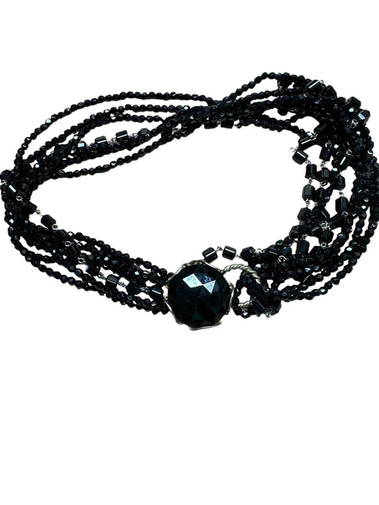 Black as the Night Layer Necklace