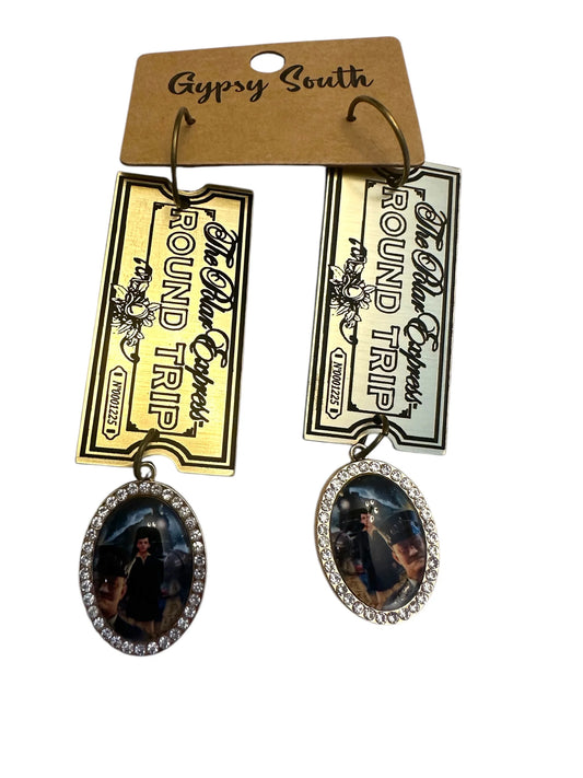 All Aboard Earrings by Gypsy South in boho eclectic style