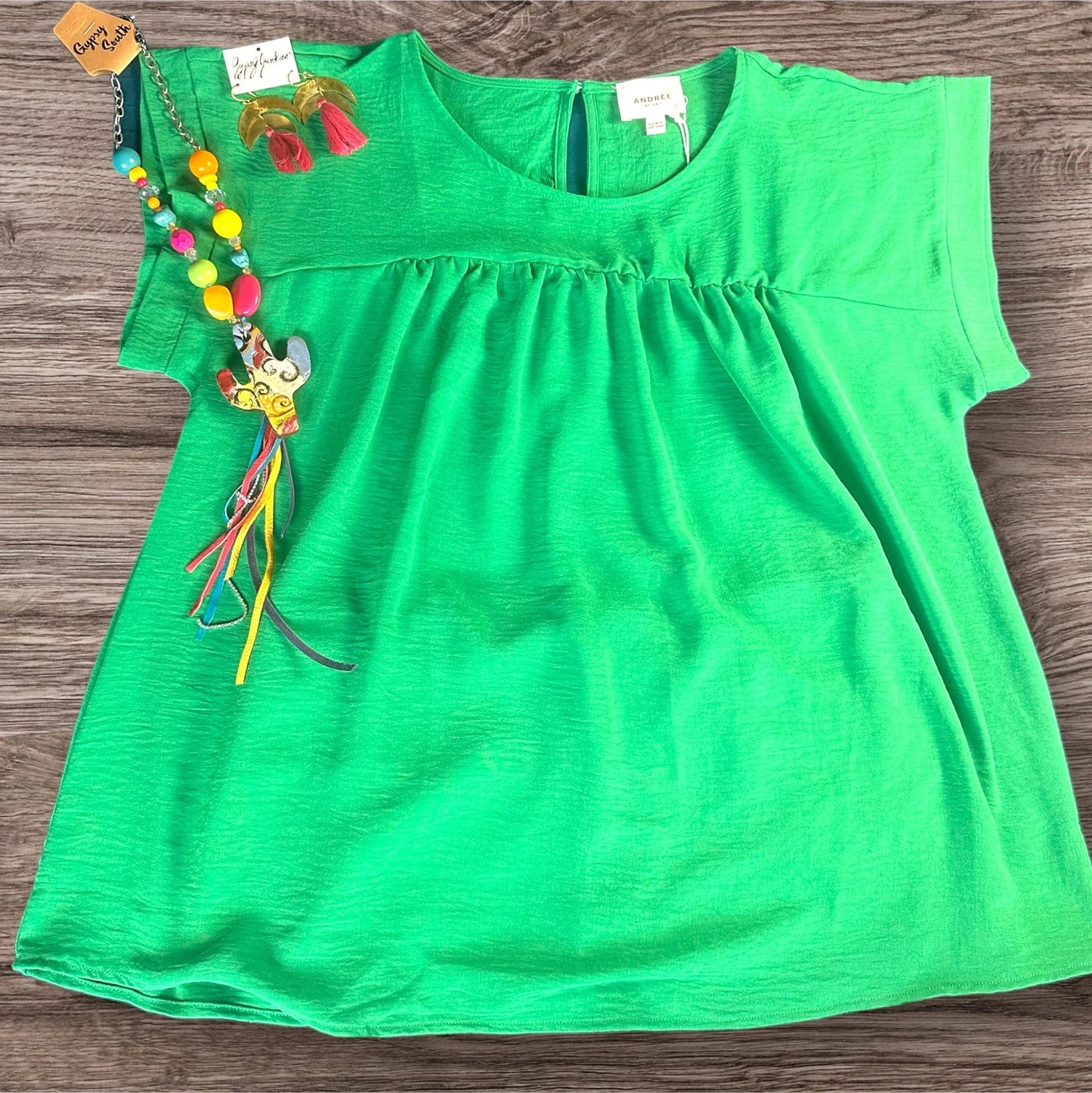 Green With Envy Top