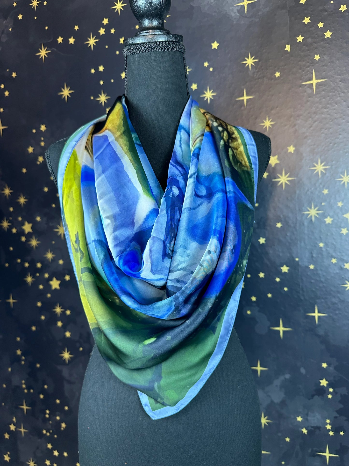 Shades of Blue Wild Rag