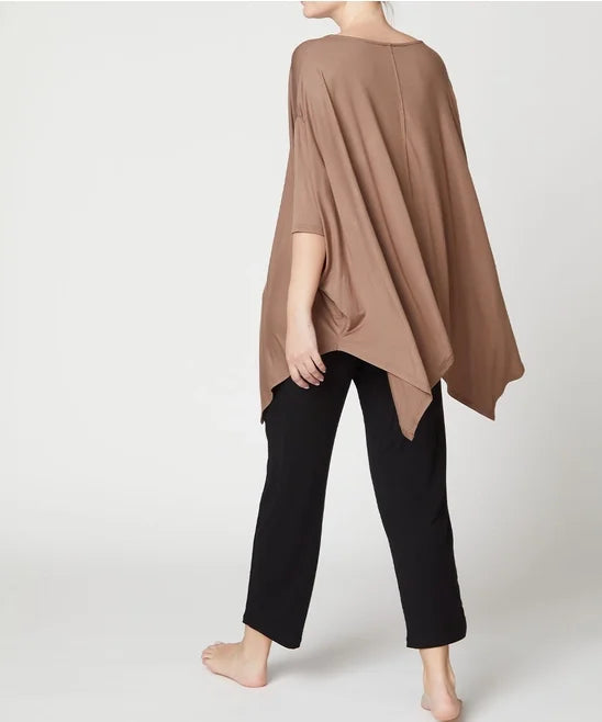 In My Realm Bamboo Poncho Tunic Top