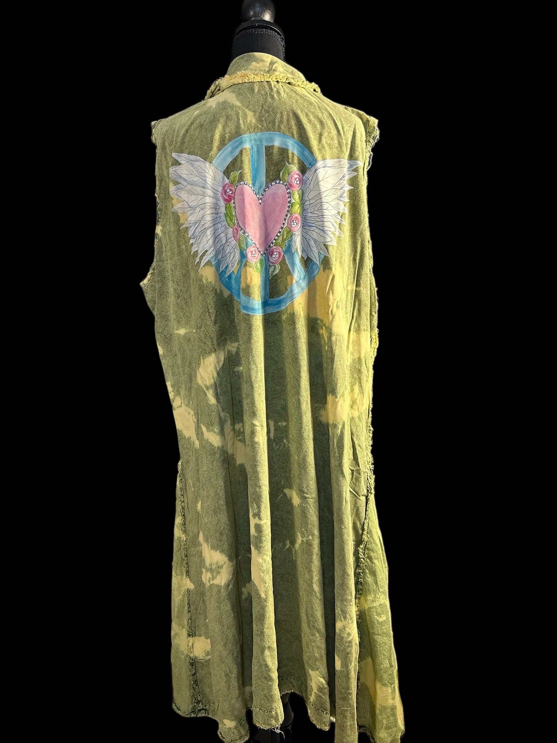 Wings of Peace Duster in boho eclectic style