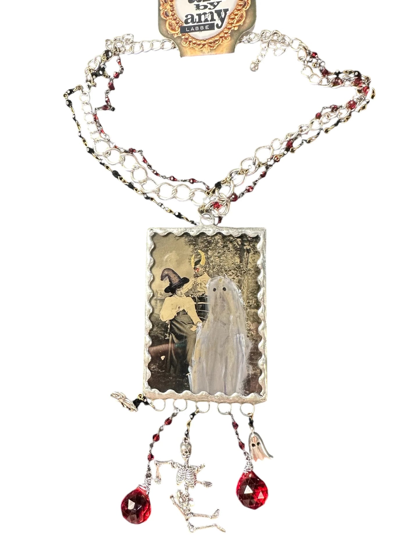 Halloween Tin Necklace