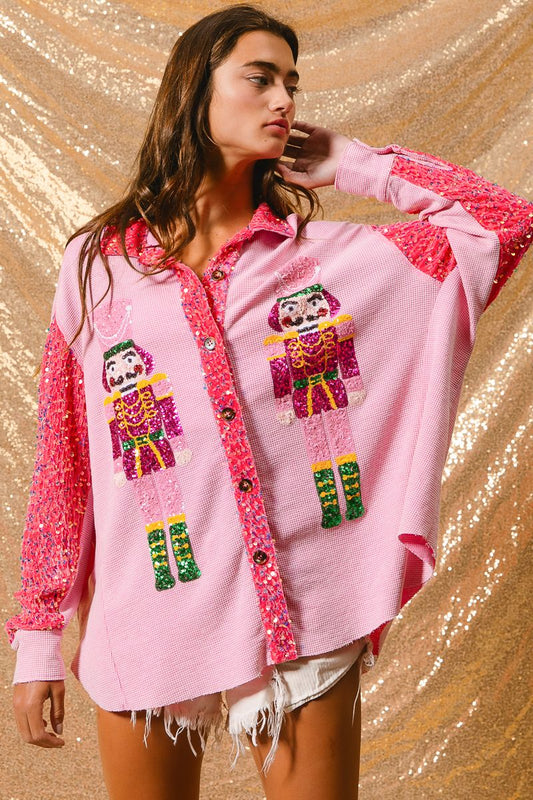Nutcracker Embroidered Top in boho eclectic style