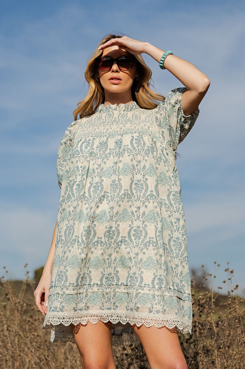 Baby, You Got It! Dress ~ Antique Blue