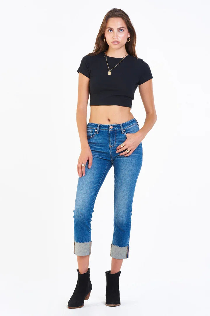 Blaire Cuffed Denim Pants