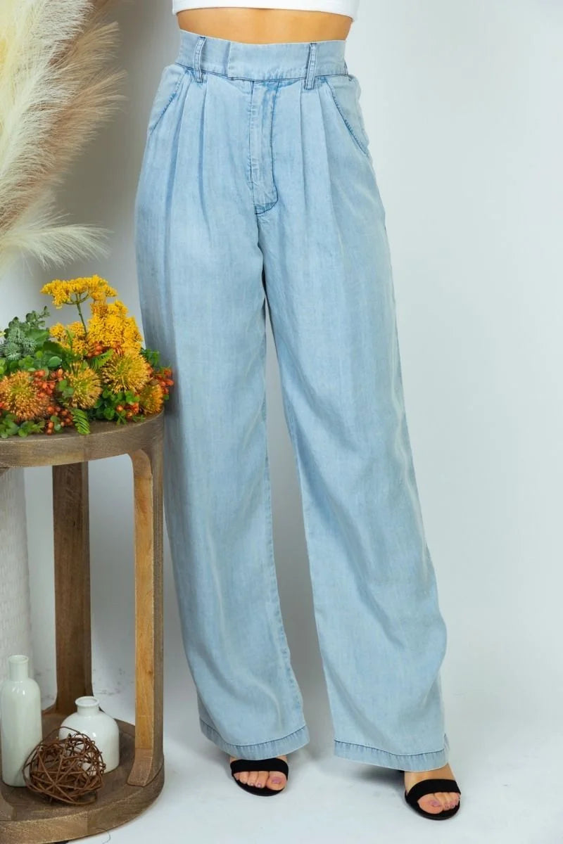 Pleated Pants
